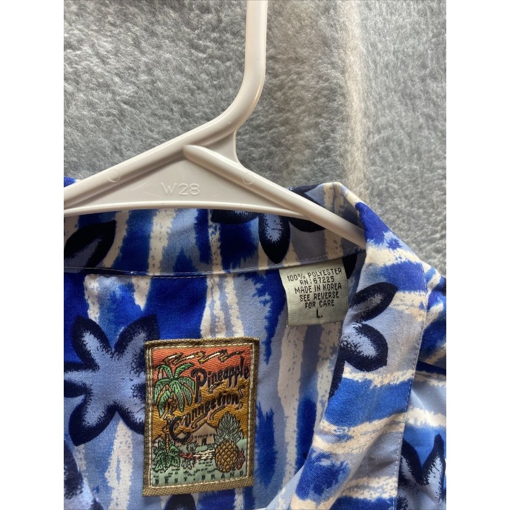 Pineapple Connection Men L Button Up Short Sleeve… - image 2